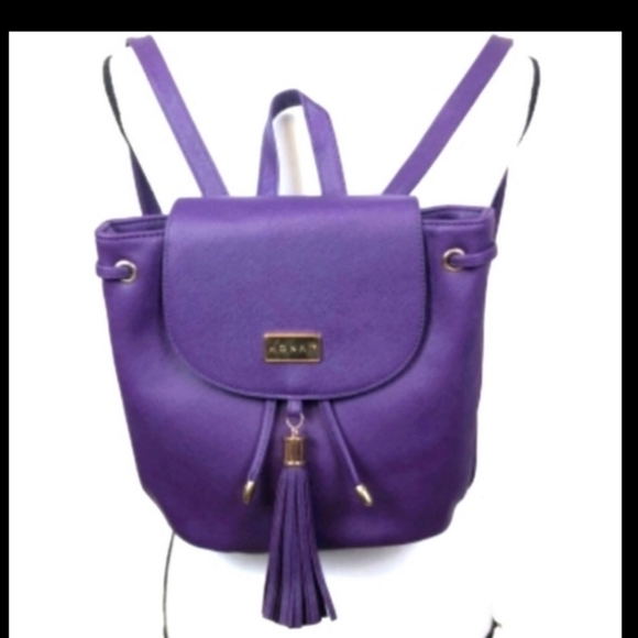 monat Handbags - NEW Monat Purple Backpack Purse